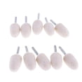thumbnail image 5 of 10Pcs 3mm1/8'' Metal 4-16mm Coned Felt Head Grinding Mounted Point Polishing Tool 12mm, 5 of 8
