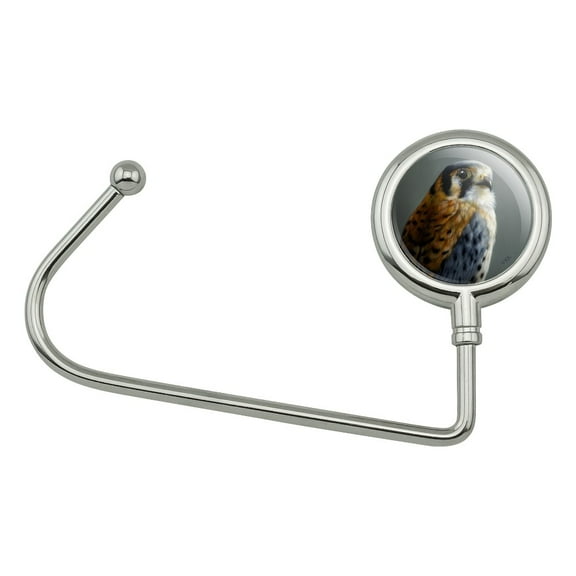 American Kestrel on Branch Painting Purse Bag Hanger Holder Hook