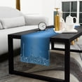 thumbnail image 4 of Modern Blue Table Runner 48 Inches Long, Abstract Diamond Luxury Gradient Kitchen Dining Burlap Linen Tablerunner for Small/Round/Square/Wedding/Coffee/Dining Table Party Home Décor 13 x 48, 4 of 8