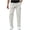 Gray, variant on hoksml Men's Outdoor Athletic Jogger Pants Solid Color Elastic Waist Drawstring Pocket Workwear Pants Casual Straight Leg Pants