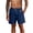 Dark Blue, variant on lcziwo Mens Gym Shorts with Pockets Knee Length Outdoor Elastic Waist Beach Shorts Hiking Fishing Travel Drawstring Chino Shorts Red L