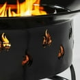 thumbnail image 6 of Barara King Fire Pit Table, Smokeless Fire Pit, Mini Fire Pit Outdoor Portable Fire Pit Steel Camping Fire Pit With Lava Rocks, 6 of 8