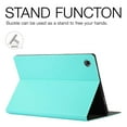thumbnail image 6 of Dteck Slim Case for Samsung Galaxy Tab A8 10.5 inch 2022 Model (SM-X200/X205/X207), Ultra Thin Lightweight Hard Back Shell Stand Cover with Auto Wake/Sleep, Green, 6 of 6