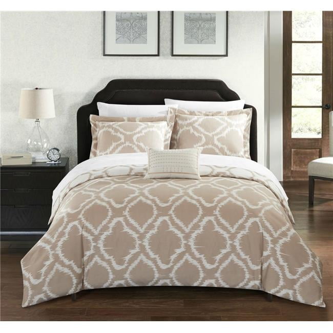 Chic Home CS8032US Cassian 6 Piece Comforter Set Color Block