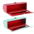 thumbnail image 1 of Estuche de Lápiz Labial de Cuero PU Baoblaze 2 Uds con Espejo Rojo, 1 of 8
