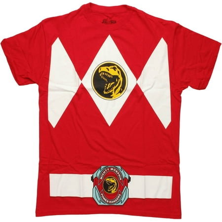 Power Rangers Red Uniform T Shirt