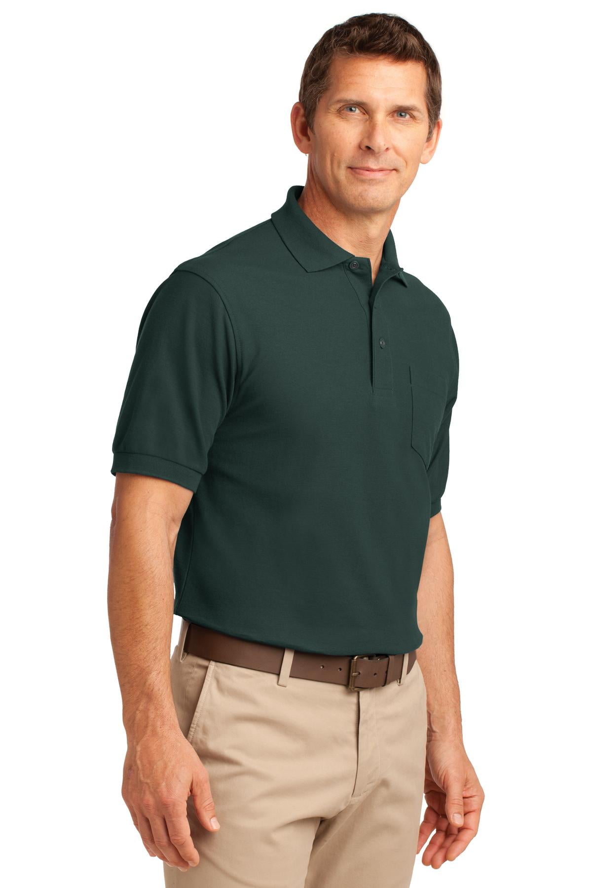 men's elbow length polo shirts