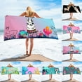 thumbnail image 6 of UttpKLBx Patio & Garden Microfiber Beach Towel Super Lightweight Colorful Bath Towel Sandproof Beach Blanket Multi-Purpose Towel for Travel Swimming Pool 30x60 Inch Summer Beach Supplies (G), 6 of 9
