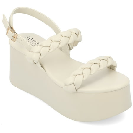 

Journee Collection Womens Zannah Tru Comfort Foam Buckle Platform Sandals