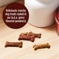 MilkBone Gravy Bones Dog Treats with 4 Savory Meat Flavors Coated in