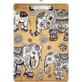 thumbnail image 2 of FMSHPON Elephant Clipboard Hardboard Wood Nursing Clip Board and Pull for Standard A4 Letter 13x9 inches, 2 of 7