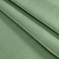 thumbnail image 2 of Newbridge Sage Green Basketweave 52 x 70 inch Rectangle Solid Vinyl Flannel Backed Dining Tablecloth, 2 of 9
