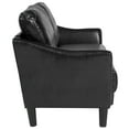 thumbnail image 4 of Emma + Oliver Living Room Loveseat Couch with Single Cushion in Black LeatherSoft, 4 of 5