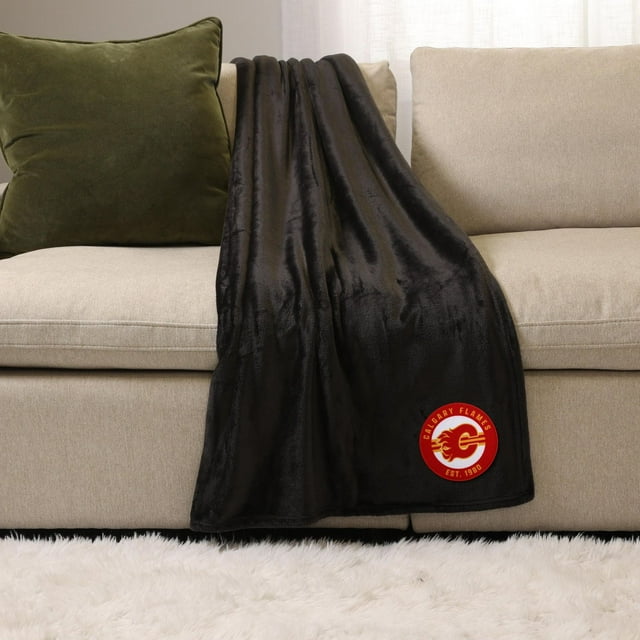NHL, NBA, MLB Black Sports Throw Blanket, 50" x 60"