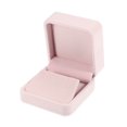 thumbnail image 1 of Caja de pendientes de lujo Caja de presentación de joyería para eliminación de compromiso Caja decorativa Suede Pink, 1 of 7