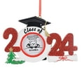 thumbnail image 2 of Maxora Personalized Gift 2023 Christmas Ornament School Graduate Photoframe Ornament  Red Free Customize, 2 of 7