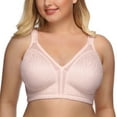 thumbnail image 4 of Curyon Women's Minimizer Bra Comfort Non Padded Wireless Full Figure Plus Size Bras,40DD, 4 of 6
