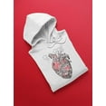 thumbnail image 3 of Mechanical Heart Sketch Hoodie Men -Image by Shutterstock, Male 4X-Large, 3 of 4