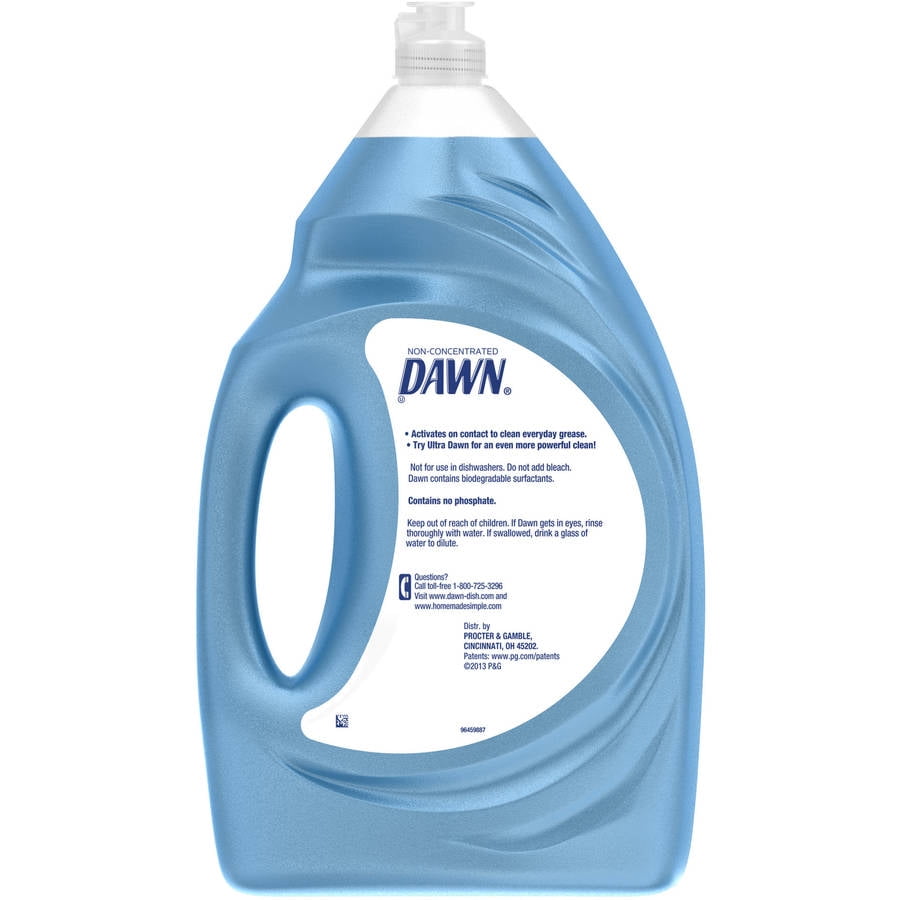 Dawn Original Dishwashing Liquid Dishwashing Original, Clean 56 oz