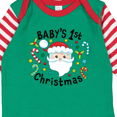thumbnail image 4 of Inktastic Baby's 1st Christmas Santa with Candy Canes Boys or Girls Long Sleeve Baby Bodysuit, 4 of 5