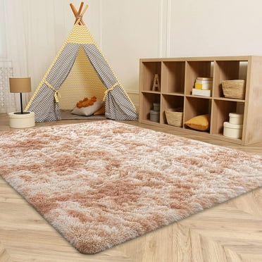 FANNYC Fluffy Fuzzy Area Rugs For Bedroom Bedside Small Shag Carpet ...