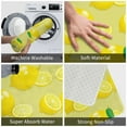 thumbnail image 4 of Balery Bright Lemons Doormat, Durable Flannel Fabric, Waterproof Stain and Fade Resistant, Low Profile,Indoor Outdoor Door Mats, Easy Clean Patio Entrance Mat, 16x24in, 4 of 9