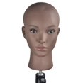 thumbnail image 1 of MIAOMANZI Cabeza de Maniquí de Cosmetología con Cabeza de Entrenamiento Femenina Calva para Hacer Pelucas y exhibir con Abrazadera Gratuita, 1 of 5