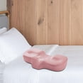 thumbnail image 4 of almohada de cuello Cojín Cervical Health Funda Lavable Para Protege El Cuello De La Fatiga Rosa Fanmusic almohada de cuello, 4 of 7
