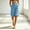 Blue, variant on Linen Cotton Outdoor Shorts For Women Summer Pocket Wide Leg Knee Length Solid Hiking Travel Outdoor Casual Walking Weekend Style Daily Outfit Ready Light Blue S