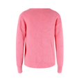 thumbnail image 2 of Vedolay Women's 2023 Sweaters Womens Sweaters Causal Long Sleeve V Neck Lightweight Pullover Top,Pink S, 2 of 5