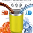 thumbnail image 3 of Modern 30oz Handheld Travel Tumbler with Handle – Double Wall Stainless Steel Insulated Cup, Flip Straw Lid, Leak-Proof & BPA-Free for Hot and Cold Drinks – Durable Coffee & Juice Mug White, 3 of 7