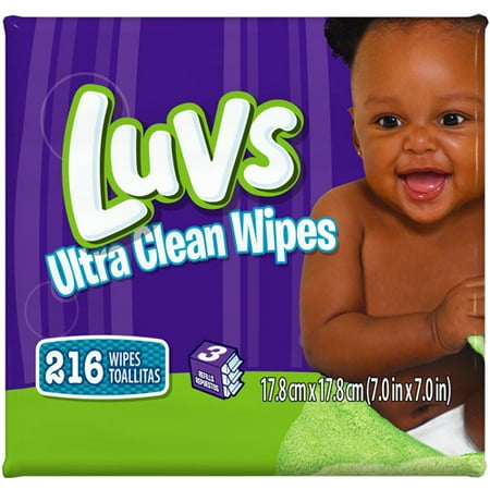 Luvs Ultra Clean Wipes 3x Refills 216 Co
