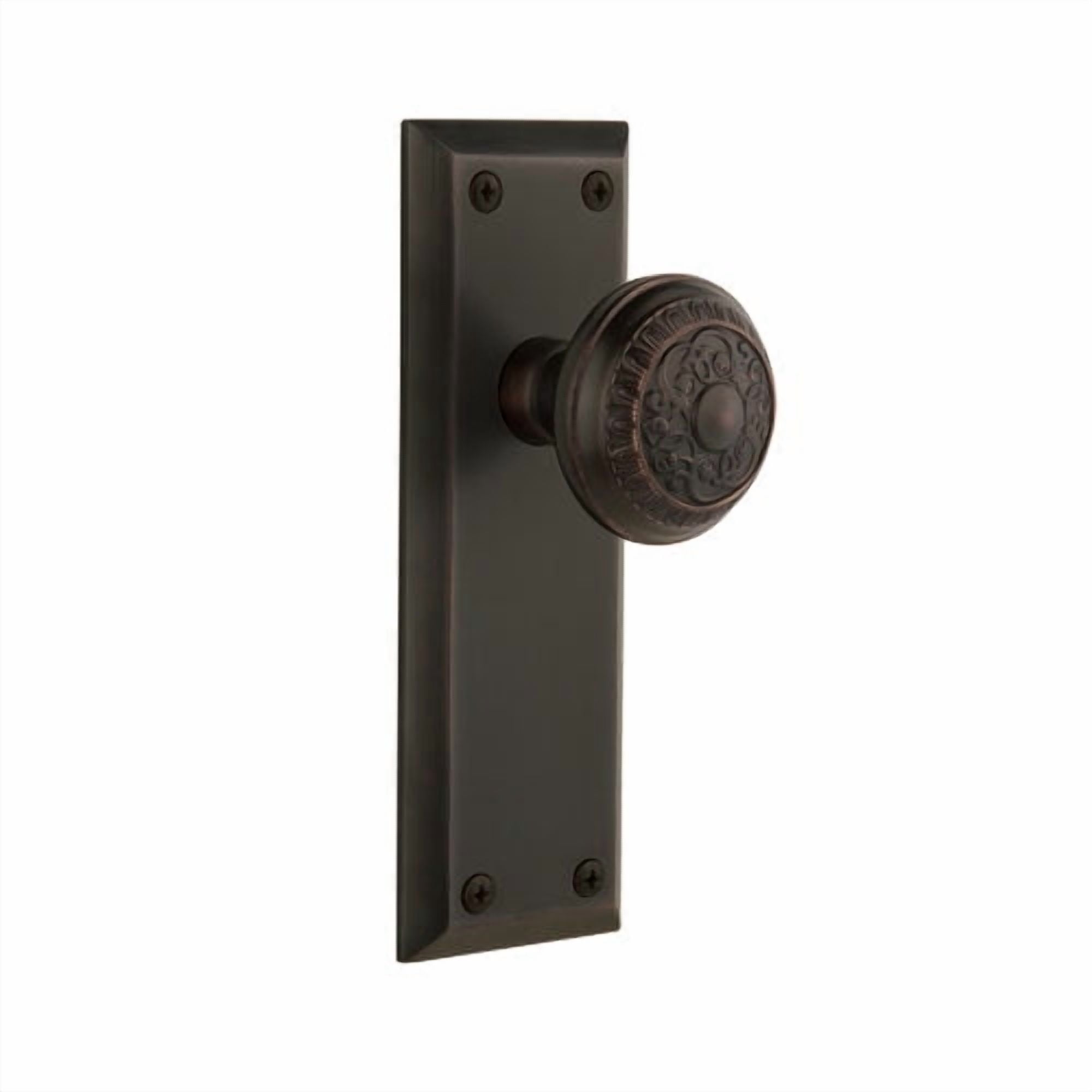 Grandeur 801250 Fifth Avenue Solid Brass Rose Single Dummy Door - Brass