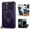 Purple, variant on For Apple iPhone 15 Pro (6.1") Hybrid Bumper Invisible Stand Compatible with Magsafe 360° Ring Kickstand Shockproof Phone Case Cover by Xpression - Black