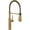 Champagne Bronze, variant on Delta 18804Z-Dst Theodora 1.8 GPM Single Hole Pre-Rinse Pull Down Kitchen Faucet -