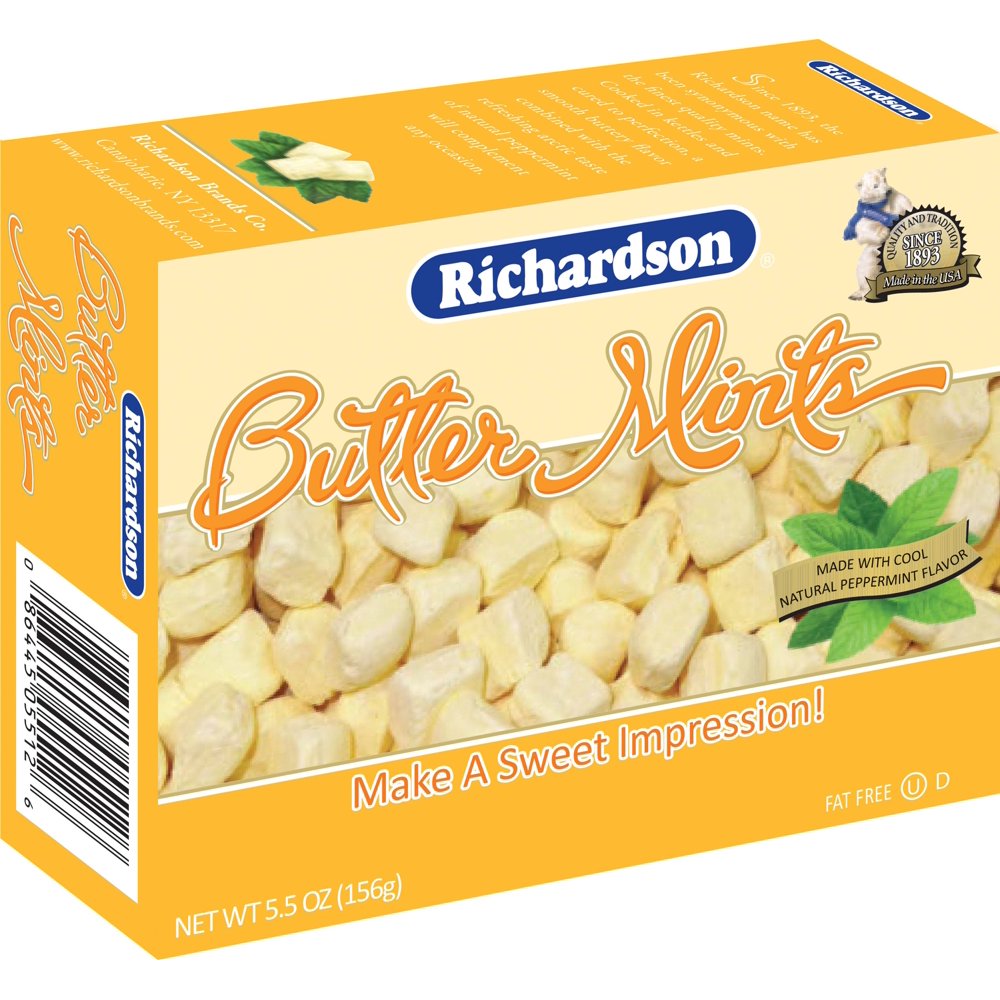 (Price/Case)Mints Butter Box 125.5 Ounce