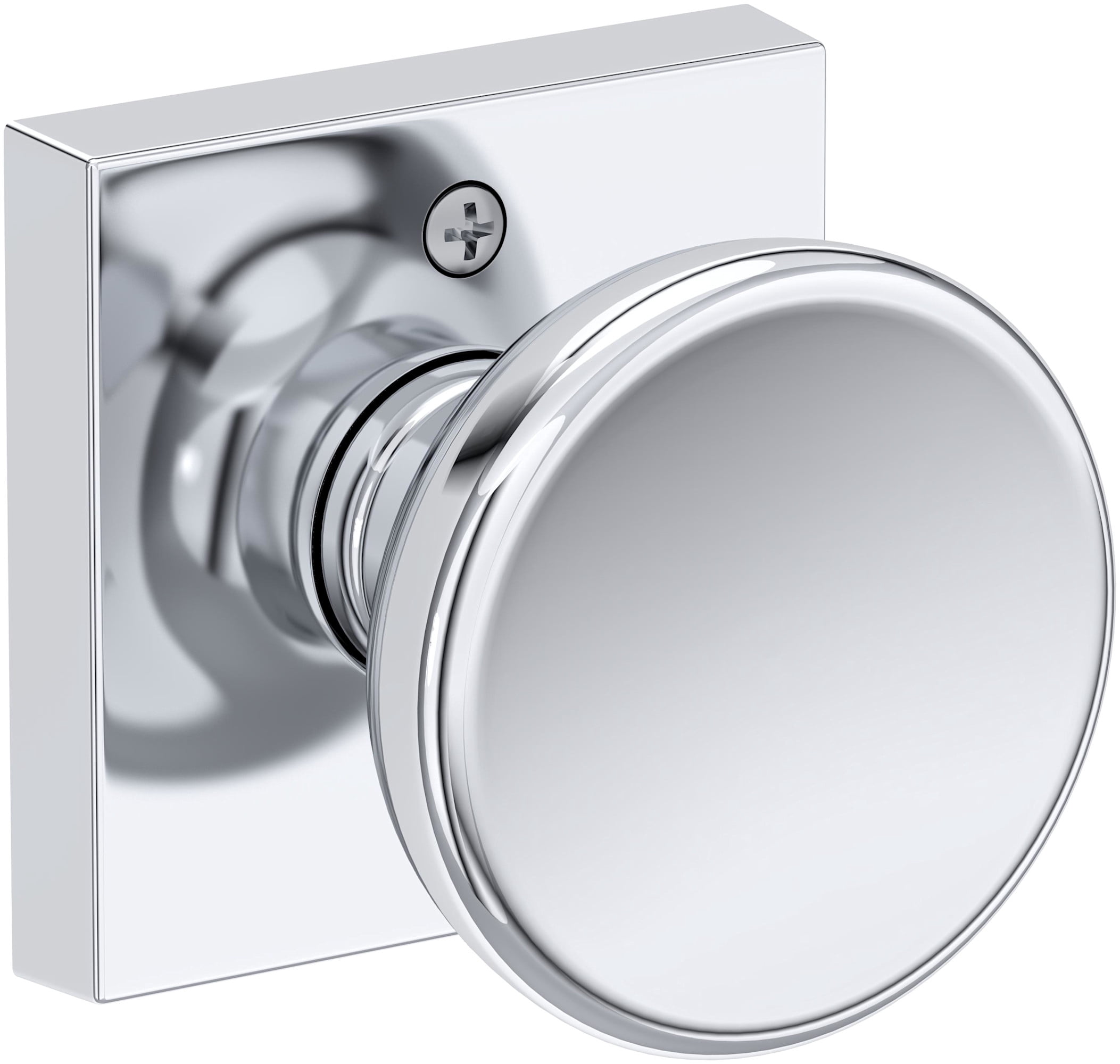 Baldwin FDSOLCSR190 Solvang Non-Turning Two-Sided Dummy Door Knob Set - Black