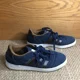 thumbnail image 3 of Ad-id-as Etrusco Men Athletic Sneaker Shoe 7.5 Blue Suede 3 Brown Stripes G66104, 3 of 6