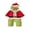 Green Red, variant on RUINIXCW Kids Toddler Baby Christmas Santa Costume Infant Baby Girl Boy Christmas Outfit Winter Snowsuit Plush Jumpsuit Long Sleeve Hooded Zip Romper