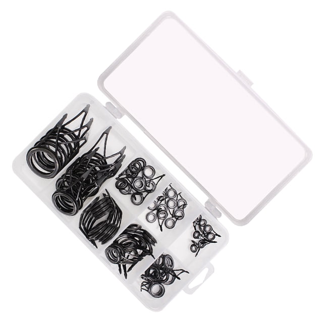Toystoory Anillo guía para caña de pescar, Kit de reparación de cerámica, combinación resistente a la línea, accesorio para aparejos Pescar