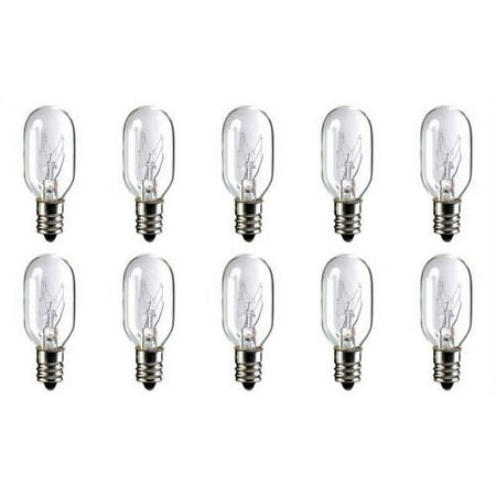 

CEC Industries #10T-7C 130V Bulbs 130 V 10 W E12 Base T-7 shape (Box of 10)