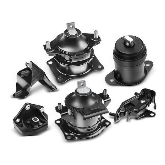Engine Mount and Transmission Mount Kit 6 - Compatible with 2003 - 2007 Honda Accord 3.0L V6 2004 2005 2006