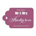 thumbnail image 1 of 100 PCS Mr & Mrs Custom Made Hang Tags Personalized Wedding Favor Gift Paper Tags, 1 of 1