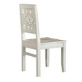 thumbnail image 6 of Bowery Hill Modern / Contemporary Wood Accent Chair in White Finish, 6 of 11