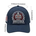 thumbnail image 2 of Bookk Brotherhood Of Cap Medieval Hat Adjustable Baseball Cap. For Veterans Brotherhood Groups, 2 of 6