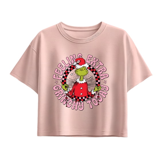 The Grinch - Extra Grinchy - Youth Girls Boxy T-Shirt