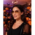 thumbnail image 2 of Gafas de sol FEISEDY Vintage Rectangulares Sin Montura B2642 UV400, 2 of 8