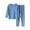 Blue, variant on Erwazi Toddler Boys Girls Pajama Set Kids Soft Long Sleeve Matching Sleepwear Set Tops+Pants Outfits Sleepwear