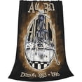 thumbnail image 2 of Acid Music Bath Flannel Blanket Air Conditioning Blanket Nap Blanket Sofa Throw Blanket Throw Blankets 60"X50", 2 of 6