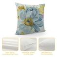 thumbnail image 4 of PIKWEEK Watercolor Abstract Yellow Blue Flower Throw Pillow Covers Floral Spring Seamless Pattern Art Painting Square Pillowcases for Home Decor Sofa Car Bedroom Pillow  Multiple specifications&nbsp;, 4 of 5